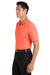 Port Authority K110 Mens Dry Zone Moisture Wicking Short Sleeve Polo Shirt Coral Splash Model Side