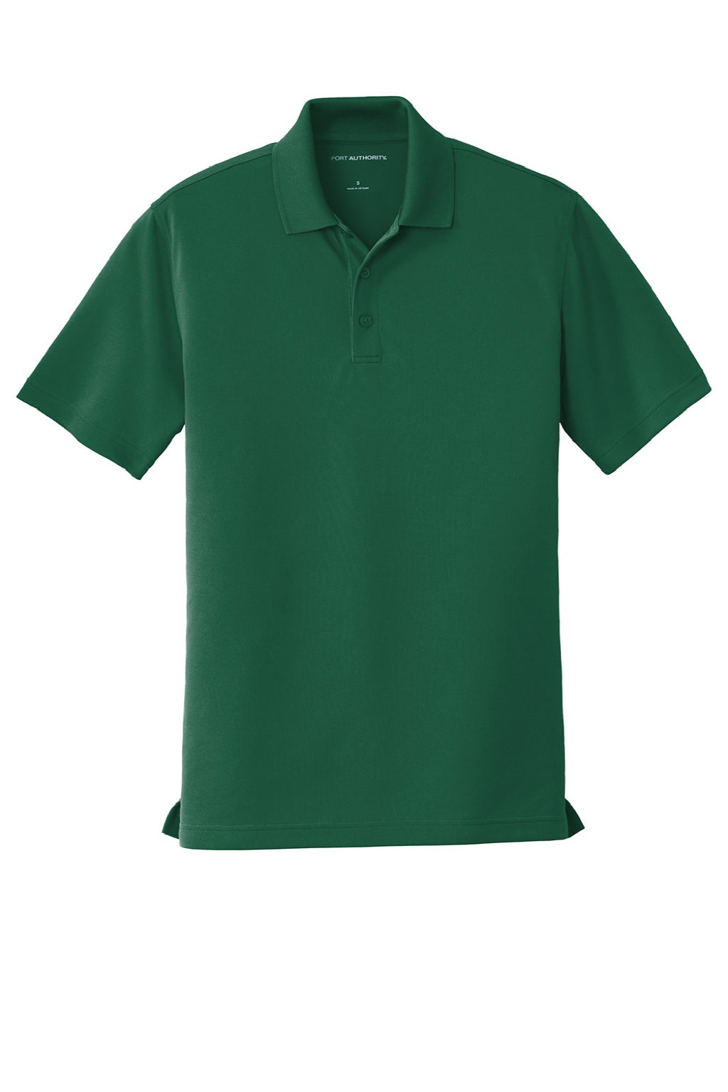 Port Authority K110 Mens Dry Zone Moisture Wicking Short Sleeve Polo Shirt Deep Forest Green Flat Front
