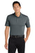 Port Authority K110 Mens Dry Zone Moisture Wicking Short Sleeve Polo Shirt Graphite Grey Model Front