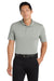 Port Authority K110 Mens Dry Zone Moisture Wicking Short Sleeve Polo Shirt Gusty Grey Model Front