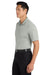 Port Authority K110 Mens Dry Zone Moisture Wicking Short Sleeve Polo Shirt Gusty Grey Model Side