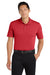Port Authority K110 Mens Dry Zone Moisture Wicking Short Sleeve Polo Shirt Rich Red Model Front
