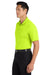 Port Authority K110 Mens Dry Zone Moisture Wicking Short Sleeve Polo Shirt Safety Yellow Model Side