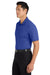 Port Authority K110 Mens Dry Zone Moisture Wicking Short Sleeve Polo Shirt True Royal Blue Model Side