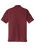 Port Authority K110 Mens Dry Zone Moisture Wicking Short Sleeve Polo Shirt Burgundy Flat Back
