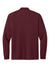 Port Authority K200LS Mens Wearever Signature Pique Long Sleeve Polo Shirt Burgundy Flat Back