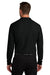 Port Authority K200LS Mens Wearever Signature Pique Long Sleeve Polo Shirt Deep Black Model Back