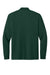 Port Authority K200LS Mens Wearever Signature Pique Long Sleeve Polo Shirt Dark Green Flat Back