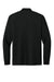 Port Authority K200LS Mens Wearever Signature Pique Long Sleeve Polo Shirt Deep Black Flat Back