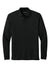 Port Authority K200LS Mens Wearever Signature Pique Long Sleeve Polo Shirt Deep Black Flat Front