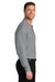 Port Authority K200LS Mens Wearever Signature Pique Long Sleeve Polo Shirt Gusty Grey Model Side