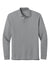 Port Authority K200LS Mens Wearever Signature Pique Long Sleeve Polo Shirt Gusty Grey Flat Front