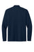 Port Authority K200LS Mens Wearever Signature Pique Long Sleeve Polo Shirt River Navy Blue Flat Back