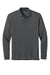 Port Authority K200LS Mens Wearever Signature Pique Long Sleeve Polo Shirt Storm Grey Flat Front