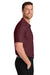 Port Authority K200P/TLK200P Mens Wearever Signature Pique Short Sleeve Polo Shirt w/ Pocket Burgundy Model Side