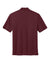 Port Authority K200P/TLK200P Mens Wearever Signature Pique Short Sleeve Polo Shirt w/ Pocket Burgundy Flat Back