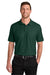 Port Authority K200P/TLK200P Mens Wearever Signature Pique Short Sleeve Polo Shirt w/ Pocket Dark Green Model Front