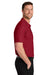 Port Authority K200P/TLK200P Mens Wearever Signature Pique Short Sleeve Polo Shirt w/ Pocket Rich Red Model Side