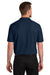 Port Authority K200P/TLK200P Mens Wearever Signature Pique Short Sleeve Polo Shirt w/ Pocket River Navy Blue Model Back