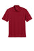 Port Authority K200P/TLK200P Mens Wearever Signature Pique Short Sleeve Polo Shirt w/ Pocket Rich Red Flat Front