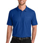Port Authority Mens Wearever Signature Pique Short Sleeve Polo Shirt w/ Pocket - True Royal Blue - COMING SOON