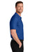 Port Authority K200P/TLK200P Mens Wearever Signature Pique Short Sleeve Polo Shirt w/ Pocket True Royal Blue Model Side