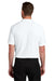 Port Authority K200P/TLK200P Mens Wearever Signature Pique Short Sleeve Polo Shirt w/ Pocket White Model Back