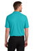 Port Authority K200/TLK200 Mens Wearever Signature Pique Short Sleeve Polo Shirt Aquamarine Blue Model Back