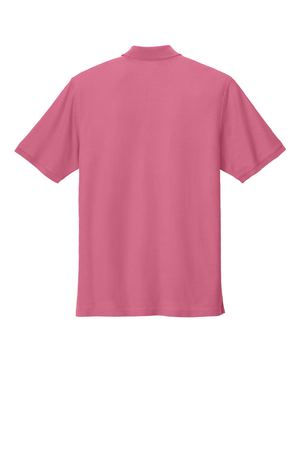 Port Authority K200/TLK200 Mens Wearever Signature Pique Short Sleeve Polo Shirt Awareness Pink Flat Back
