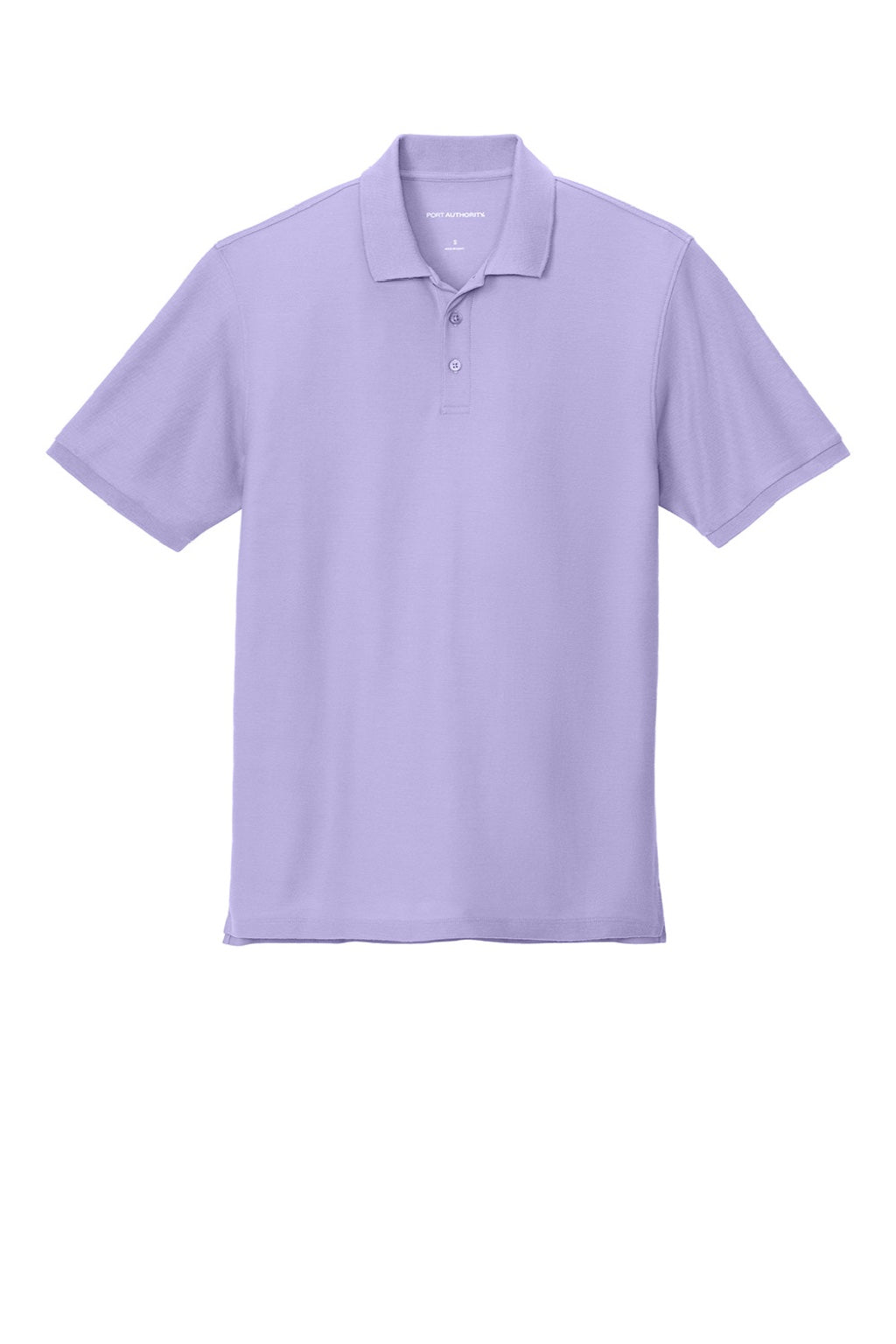 Port Authority K200/TLK200 Mens Wearever Signature Pique Short Sleeve Polo Shirt Bright Lavender Puprple Flat Front