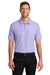 Port Authority K200/TLK200 Mens Wearever Signature Pique Short Sleeve Polo Shirt Bright Lavender Puprple Model Front