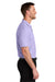 Port Authority K200/TLK200 Mens Wearever Signature Pique Short Sleeve Polo Shirt Bright Lavender Puprple Model Side