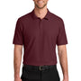Port Authority Mens Wearever Signature Pique Short Sleeve Polo Shirt - Burgundy - COMING SOON