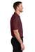 Port Authority K200/TLK200 Mens Wearever Signature Pique Short Sleeve Polo Shirt Burgundy Model Side