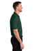 Port Authority K200/TLK200 Mens Wearever Signature Pique Short Sleeve Polo Shirt Dark Green Model Side