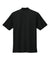 Port Authority K200/TLK200 Mens Wearever Signature Pique Short Sleeve Polo Shirt Deep Black Flat Back