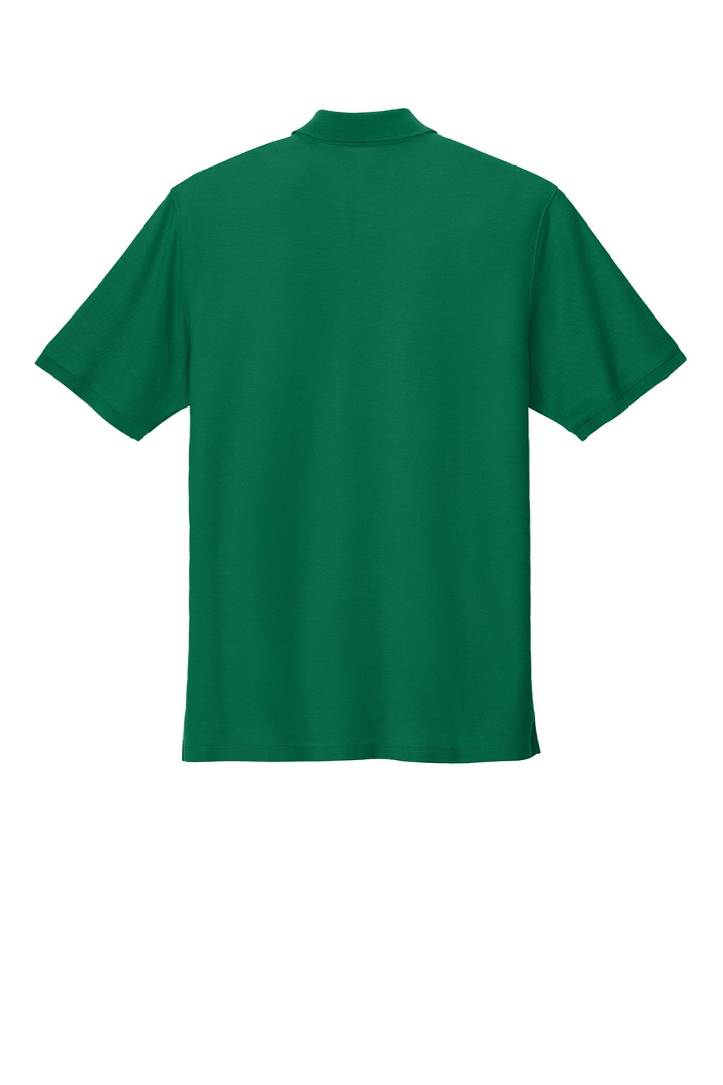 Port Authority K200/TLK200 Mens Wearever Signature Pique Short Sleeve Polo Shirt Kelly Green Flat Back