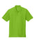 Port Authority K200/TLK200 Mens Wearever Signature Pique Short Sleeve Polo Shirt Lime Green Flat Front