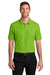 Port Authority K200/TLK200 Mens Wearever Signature Pique Short Sleeve Polo Shirt Lime Green Model Front