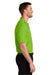 Port Authority K200/TLK200 Mens Wearever Signature Pique Short Sleeve Polo Shirt Lime Green Model Side
