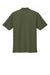 Port Authority K200/TLK200 Mens Wearever Signature Pique Short Sleeve Polo Shirt Olive Drab Green Flat Back
