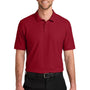 Port Authority Mens Wearever Signature Pique Short Sleeve Polo Shirt - Rich Red - COMING SOON
