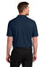 Port Authority K200/TLK200 Mens Wearever Signature Pique Short Sleeve Polo Shirt River Navy Blue Model Back