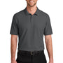 Port Authority Mens Wearever Signature Pique Short Sleeve Polo Shirt - Storm Grey - COMING SOON