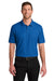Port Authority K200/TLK200 Mens Wearever Signature Pique Short Sleeve Polo Shirt Strong Blue Model Front