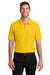 Port Authority K200/TLK200 Mens Wearever Signature Pique Short Sleeve Polo Shirt Sunflower Yellow Model Front