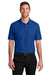 Port Authority K200/TLK200 Mens Wearever Signature Pique Short Sleeve Polo Shirt True Royal Blue Model Front