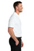Port Authority K200/TLK200 Mens Wearever Signature Pique Short Sleeve Polo Shirt White Model Side