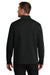 Port Authority K210 Mens Wearever Signature Double Pique 1/4 Zip Sweatshirt Deep Black Model Back