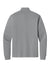 Port Authority K210 Mens Wearever Signature Double Pique 1/4 Zip Sweatshirt Gusty Grey Flat Back